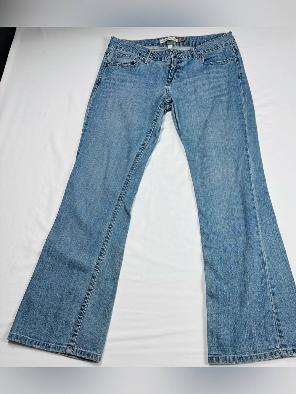Classic Women's Light Blue Flared Jeans